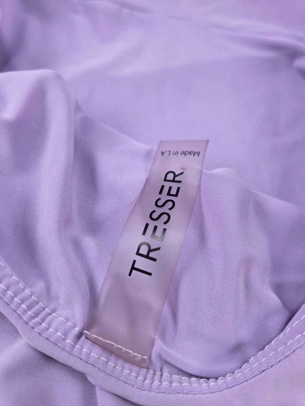 Tresser LA Lavender Backless Ruched Mini Dress S/M - Picture 7 of 10